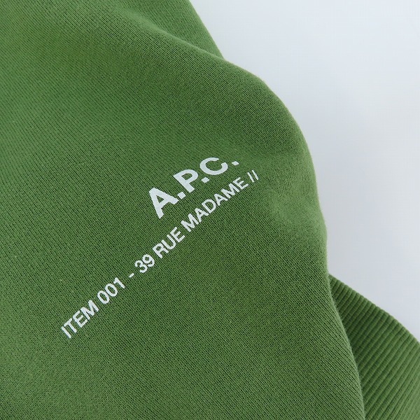 実際に弊社で買取させて頂いたA.P.C./アーペーセー プリント プルオーバースウェット 4114313/Sの画像 8枚目