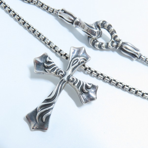 実際に弊社で買取させて頂いたLONE ONES/ロンワンズ スプレッド イーグル ペンダント/M メイティングフライト フック ボックス チェーン 18inch