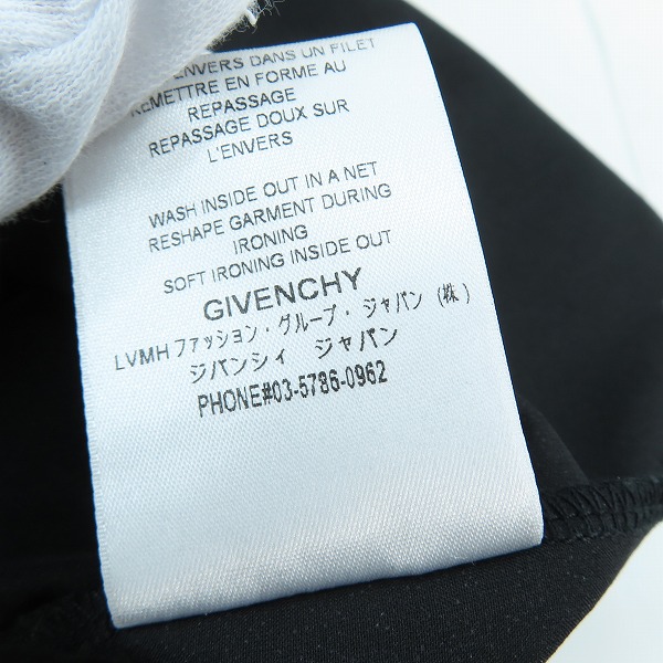実際に弊社で買取させて頂いた【JPタグ】GIVENCHY/ジバンシィ デストロイ加工ロゴプリント半袖Tシャツ BM70RV3Y41/Sの画像 6枚目
