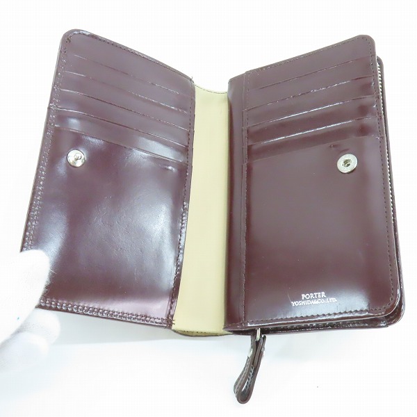 実際に弊社で買取させて頂いたPORTER/ポーター COUNTER/カウンター 二つ折り財布 ウォレット 037-02979の画像 3枚目