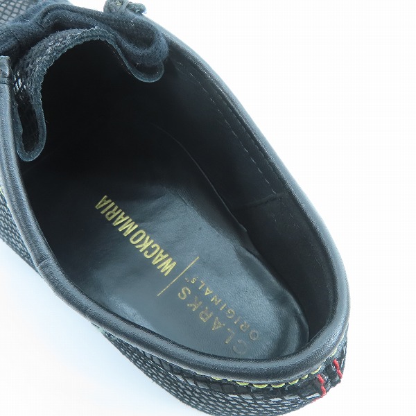 実際に弊社で買取させて頂いたCLARKS×WACKO MARIA/クラークス×ワコマリア レザー ワラビー シューズ/8.5Gの画像 4枚目