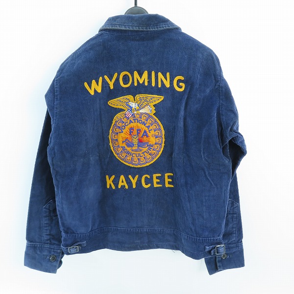 実際に弊社で買取させて頂いたNATIONAL FFA/アメリカ国立農業学校 ファーマーズ ヴィンテージ/ビンテージ コーデュロイ ジャケット 100/38の画像 1枚目