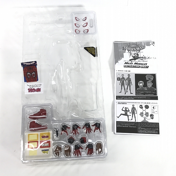 実際に弊社で買取させて頂いたHOTTOYS/ホットトイズ ムービー スパイダーマン：スパイダーバース 1/6 マイルス・モラレス MMS567の画像 3枚目