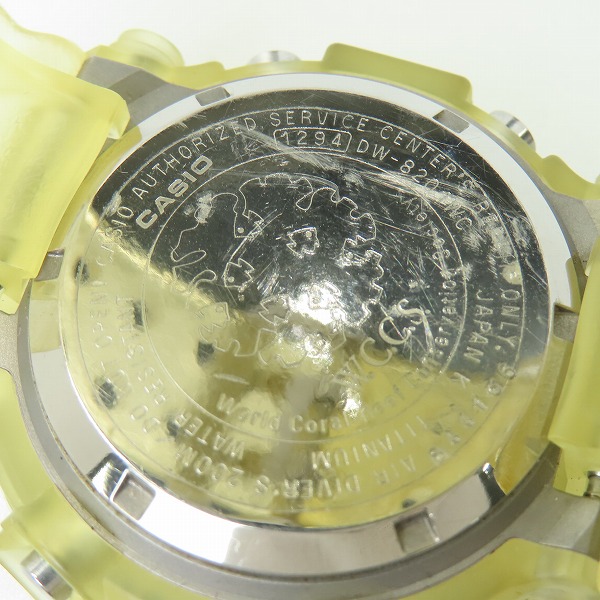 実際に弊社で買取させて頂いたG-SHOCK/Gショック W.C.C.S FROGMAN/フロッグマン マンタ DW-8201WC-8Tの画像 3枚目