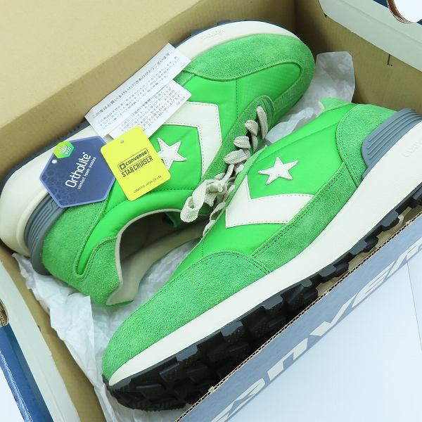 実際に弊社で買取させて頂いたCONVERSE/コンバース  STARFIRE SC J APL.GRN スニーカー 27.5の画像 8枚目
