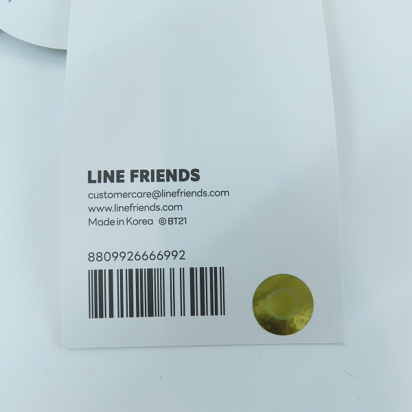 実際に弊社で買取させて頂いた(5)【未使用】FRAGMENT DESIGN フラグメントデザイン ×BT21 BT21FRGMT CAP COOKYの画像 7枚目