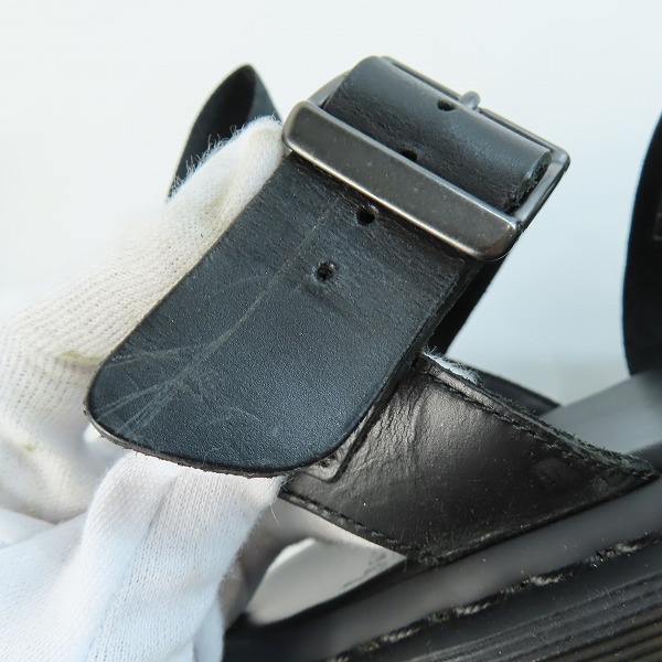 実際に弊社で買取させて頂いたDr.Martens /ドクターマーチン GRYPHON STRAP SANDAL/グリフォン レザーストラップサンダル 15695001/UK8の画像 6枚目