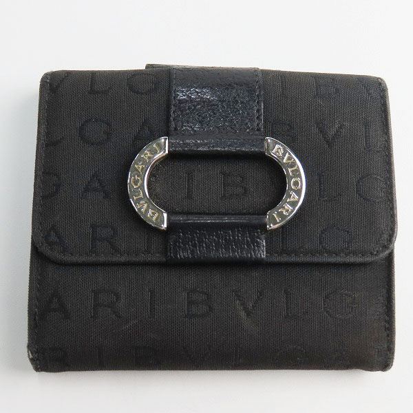 実際に弊社で買取させて頂いたBVLGARI/ブルガリ グレインレザー 二つ折り財布