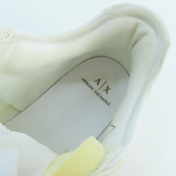 実際に弊社で買取させて頂いたARMANI EXCHANGE/アルマーニエクスチェンジ スニーカー XUX090/US8の画像 4枚目