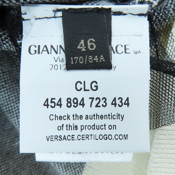 実際に弊社で買取させて頂いた【JPタグ】VERSACE/ヴェルサーチ knit Sweater メデューサ ニット セーター A81446/46の画像 3枚目