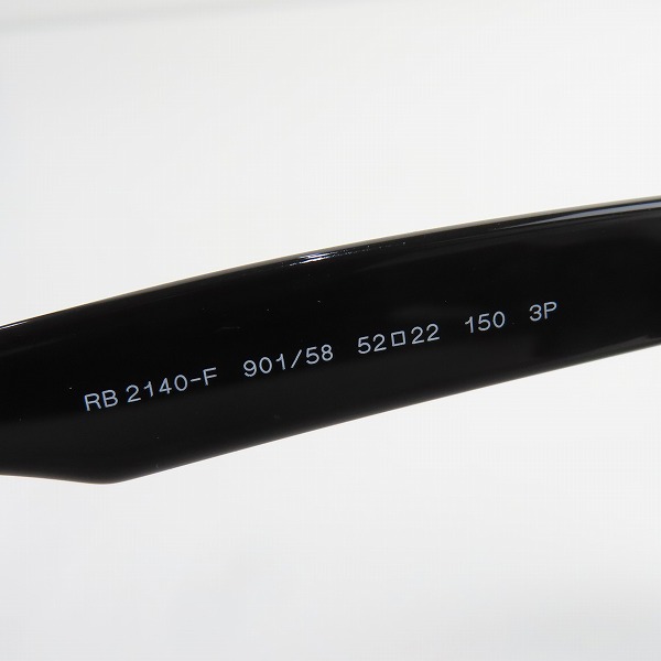 実際に弊社で買取させて頂いたRayBan/レイバン WAYFARER サングラス 偏光レンズ RB 2140-F 901/58の画像 5枚目