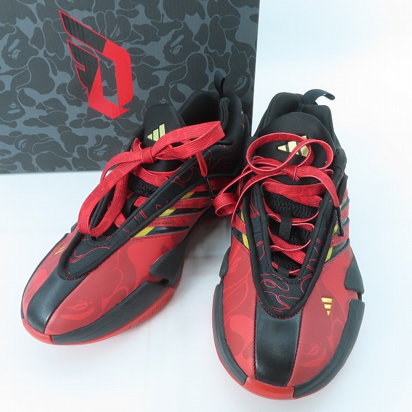 実際に弊社で買取させて頂いたadidas×A BATHING APE/アディダス×アベイシングエイプ Dame 9 Better Scarlet//デイム9 ベタースカーレット IH0786/26