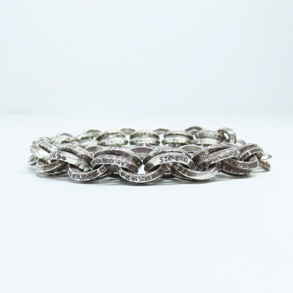 実際に弊社で買取させて頂いたCHROME HEARTS/クロムハーツ オールド刻印 Double B Ring Bracelet/ダブルB リング ブレスレットの画像 2枚目