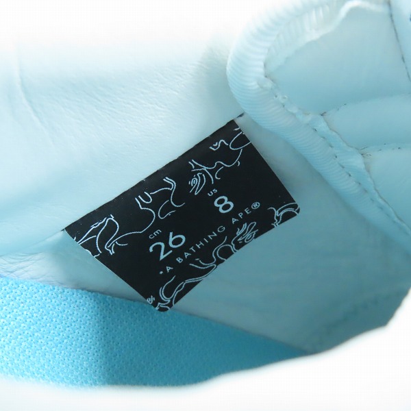 実際に弊社で買取させて頂いたA BATHING APE/アベイジングエイプ BAPE STA/ベイプスタ #4 M2  OZX SH M191304/26の画像 5枚目