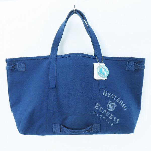 実際に弊社で買取させて頂いた【未使用】HYSTERIC GLAMOUR/ヒステリックグラマー トートバッグ ネイビー