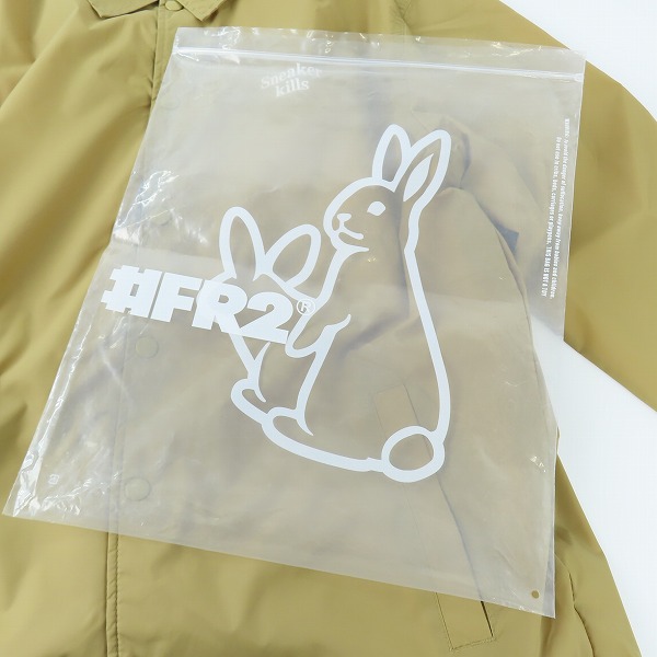 実際に弊社で買取させて頂いた【未使用】FR2 × SNKRDUNK/エフアールツー × スニーカーダンク Angel Coach Jacket FRC2905/Lの画像 8枚目