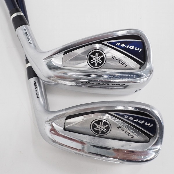 実際に弊社で買取させて頂いたYAMAHA/ヤマハ inpres UD+2 FORGED/インプレス フォージド アイアン #6～9,P,Aw 6本セット MX-519i FLEX:SRの画像 5枚目