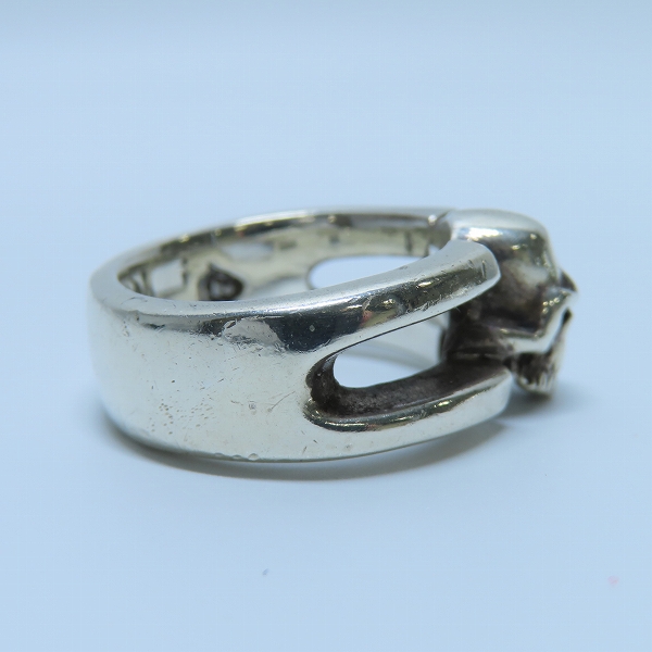 実際に弊社で買取させて頂いたTHIRTEEN DESIGNS/サーティーンデザインズ スカル リング KR-11/18.5-19号の画像 4枚目