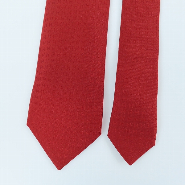 実際に弊社で買取させて頂いたHERMES/エルメス  H柄 シルク ネクタイの画像 2枚目