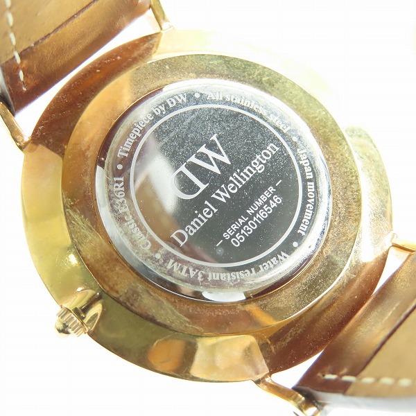 実際に弊社で買取させて頂いたDaniel Wellington/ダニエルウェリントン Classic St Mawes DW00100006【動作未確認】の画像 3枚目