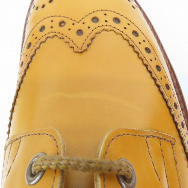 実際に弊社で買取させて頂いたTrickers/トリッカーズ MOLTON/モールトン カントリーブーツ ウイングチップ シューズ M2508/9の画像 6枚目