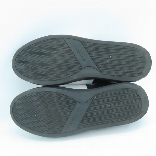 実際に弊社で買取させて頂いたGIVENCHY/ジバンシィ エラスティックストラップ レザースニーカー/41の画像 2枚目