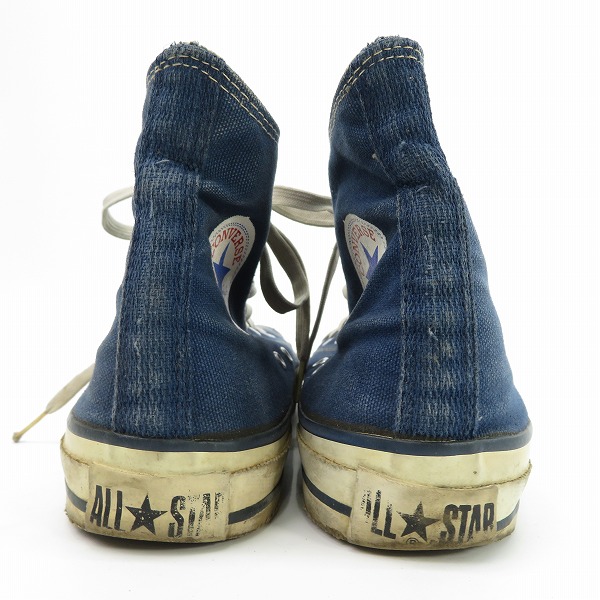 実際に弊社で買取させて頂いたCONVERSE/コンバース 80s ALL STAR/オールスター ハイカット ブルー/7の画像 1枚目