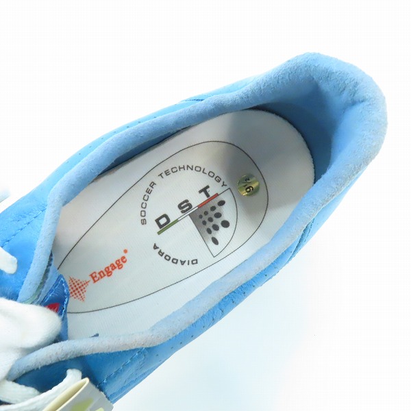 実際に弊社で買取させて頂いたDIADORA/ディアドラ BAGIO 10 MID PU サッカースパイク 132326 01 580/9.5の画像 4枚目