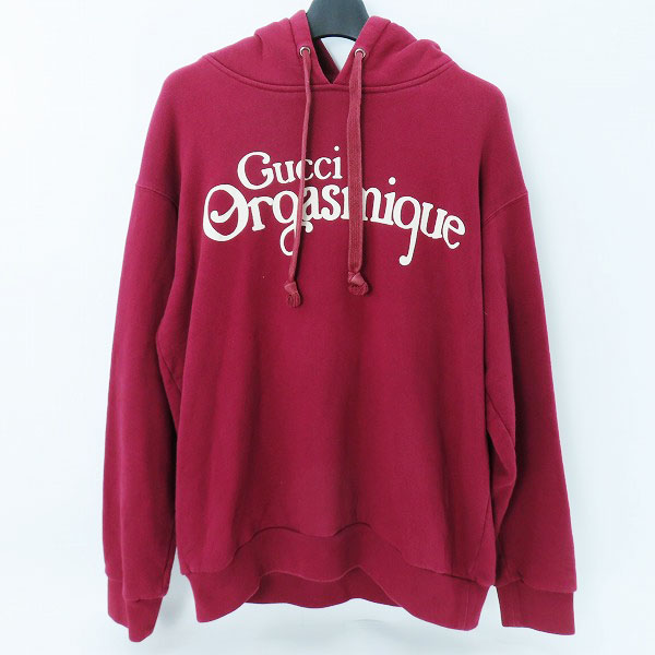 実際に弊社で買取させて頂いたGUCCI/グッチ 20SS Orgasmique プルオーバー フーディ 623244 XJCK0/S