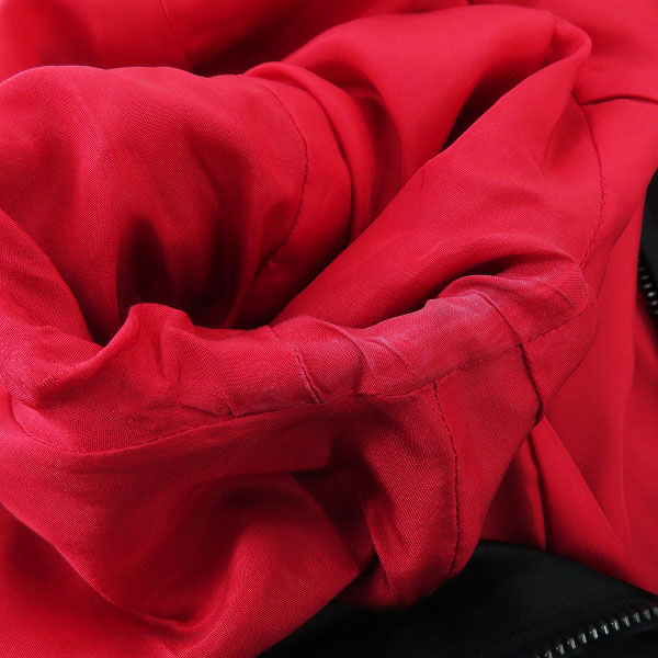 実際に弊社で買取させて頂いたISAMU KATAYAMA BACKLASH/バックラッシュ サテンシルク100% シープレザー スカジャン 1208-01/2の画像 4枚目