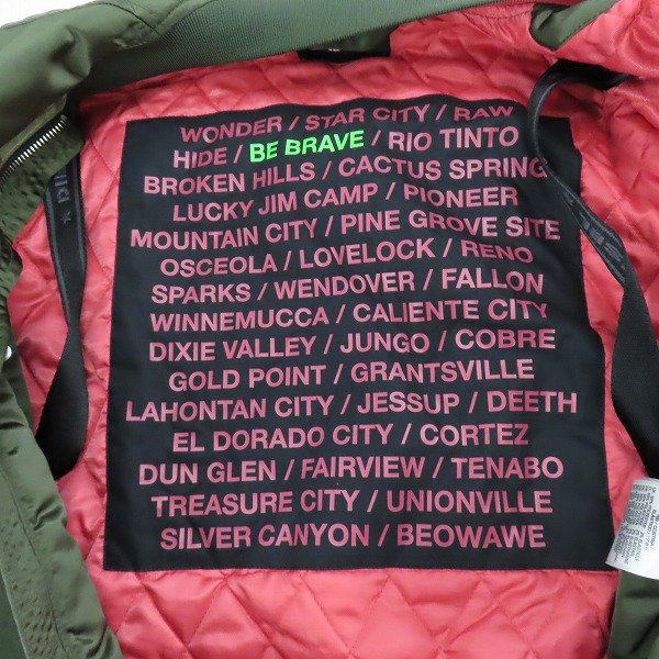 実際に弊社で買取させて頂いたDIESEL/ディーゼル MA-1/フライトジャケット/Mの画像 6枚目