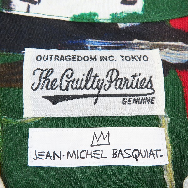 実際に弊社で買取させて頂いたWACKO MARIA/ワコマリア JEAN-MICHEL BASQUIAT/HAWAIIAN SHIR TYPE-2 アロハシャツ BASQUIAT-WM-HI05/Mの画像 2枚目
