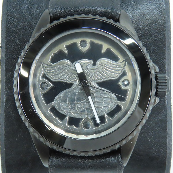 実際に弊社で買取させて頂いた東映 仮面ライダー ショッカー × Red Monkey 腕時計 Collaboration Silver925 High-End model 2015【動作未確認】