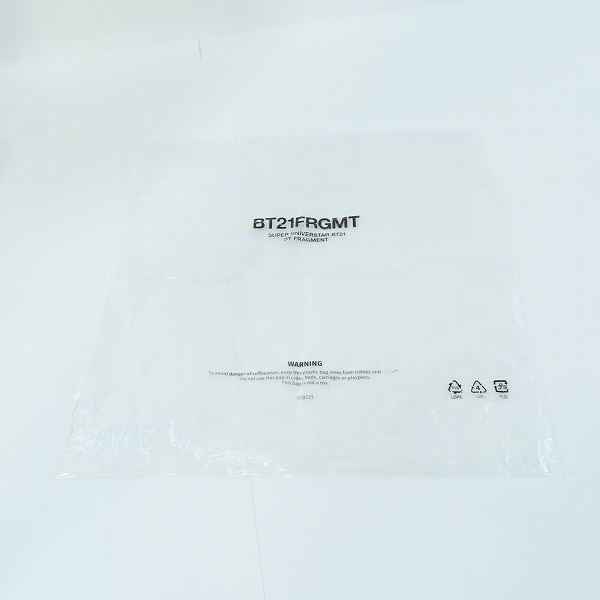 実際に弊社で買取させて頂いた(2)【未使用】FRAGMENT DESIGN フラグメントデザイン ×BT21 BT21FRGMT CAP COOKY ブラック×ブラウンの画像 9枚目