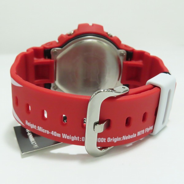 実際に弊社で買取させて頂いたG-SHOCK×MEDICOM TOY/Gショック×メディコムトイ ウルトラセブン誕生40周年 DW-6900BUL7-9JF【動作未確認】の画像 3枚目