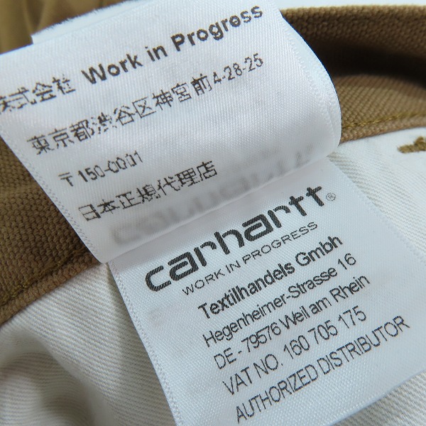 実際に弊社で買取させて頂いたCarhartt/カーハート SINGLE KNEE PANT/シングルニーパンツ/30×32の画像 4枚目