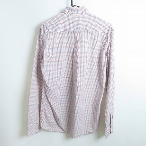 実際に弊社で買取させて頂いたMAISON KITSUNE/メゾンキツネ チェック ボタンダウンシャツ/Mの画像 1枚目