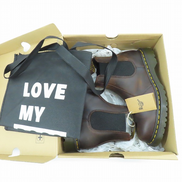 実際に弊社で買取させて頂いた【未使用】Dr.Martens/ドクターマーチン Chestnut Brown Waxed Chelsea Boot チェルシーブーツ 2976/UK8の画像 7枚目