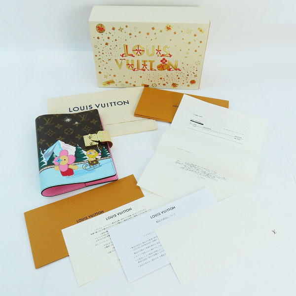 実際に弊社で買取させて頂いたLOUIS VUITTON/ルイヴィトン モノグラム クヴェルテュール･カルネ ポール ノートカバー GI0942の画像 7枚目