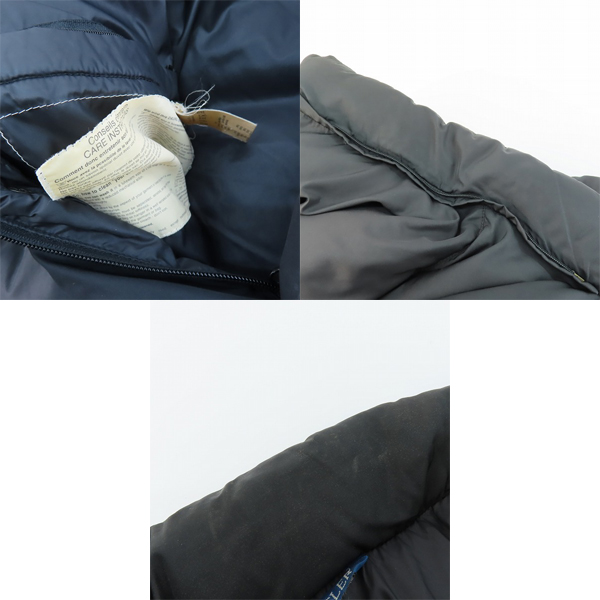 実際に弊社で買取させて頂いたMONCLER/モンクレール ダウンジャケット ブラック G32-003 D90-201/3の画像 6枚目