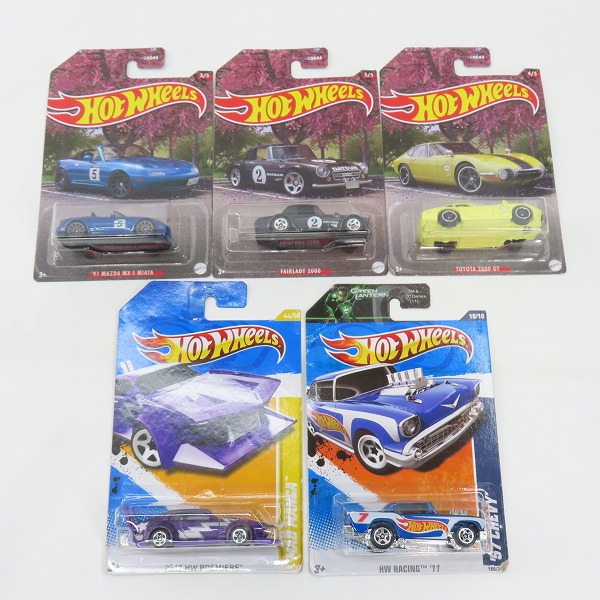 実際に弊社で買取させて頂いた【おまとめ/未開封】Hot Wheels/ホットウィール MAD MANGA/91 MAZDA MX-5 MIATA/FAIRLADY 2000/HW RACING 11 他