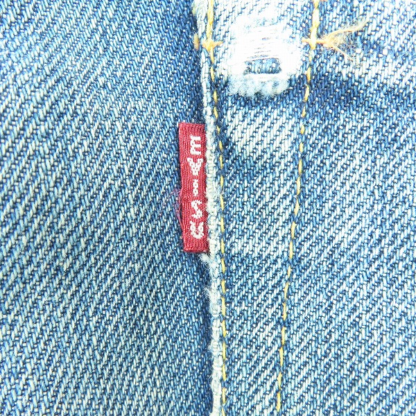 実際に弊社で買取させて頂いたEVISU/エヴィス カモメ ペイント デニムjパンツ 2000/32の画像 6枚目