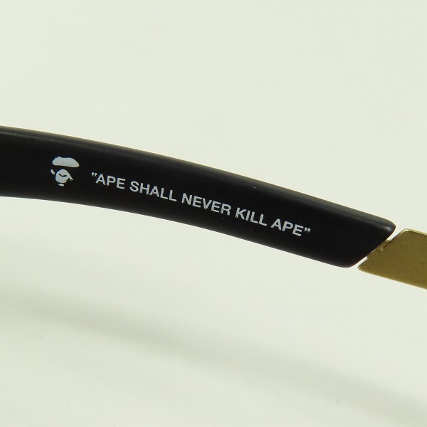 実際に弊社で買取させて頂いたA BATHING APE/アベイシングエイプ サングラス/アイウェア BS13003の画像 6枚目