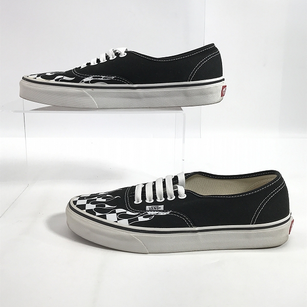 実際に弊社で買取させて頂いたVANS/バンズ AUTHENTIC/オーセンティック チェッカーフレイム/ファイヤー スニーカー VN0A38EMRX8/26.5の画像 3枚目