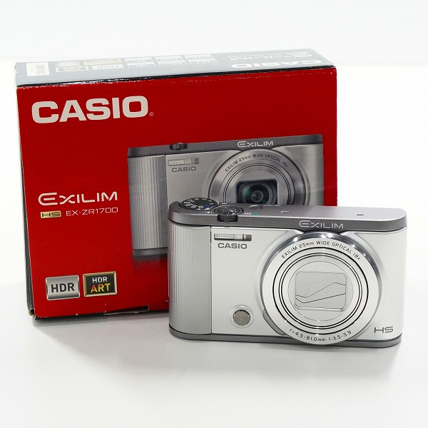 実際に弊社で買取させて頂いたCASIO/カシオ EX-ZR1700 EXILIM エクシリム コンパクトデジタルカメラ 簡易動作確認済み