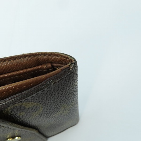 実際に弊社で買取させて頂いたLOUIS VUITTON/ルイヴィトン ポルトフォイユ エリーズ モノグラム Wホック 二つ折り財布 M61654 の画像 7枚目