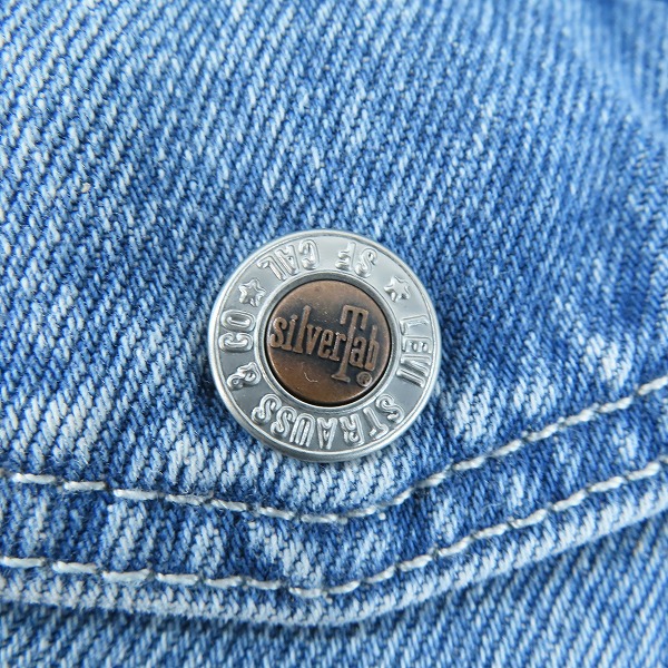 実際に弊社で買取させて頂いた【未使用】LEVIS/リーバイス SILVER TAB/シルバータブ シェルパ トラッカー ジャケット/A31800000/XLの画像 9枚目