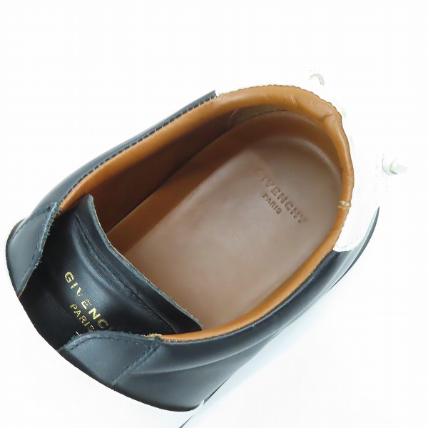 実際に弊社で買取させて頂いたGIVENCHY/ジバンシィ エラスティックストラップ レザースニーカー/41の画像 4枚目