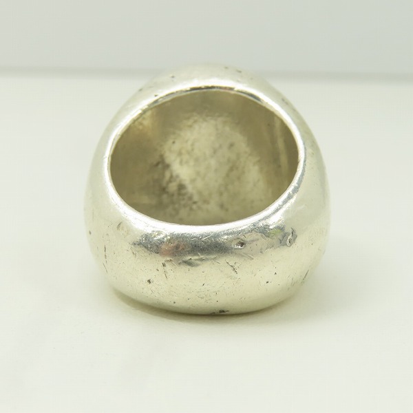 実際に弊社で買取させて頂いた【証明書付き】Gaboratory/ガボラトリー G&CROWN LARGE SIGNET RING/G&クラウン ラージシグネットリング 155-A/18号の画像 3枚目