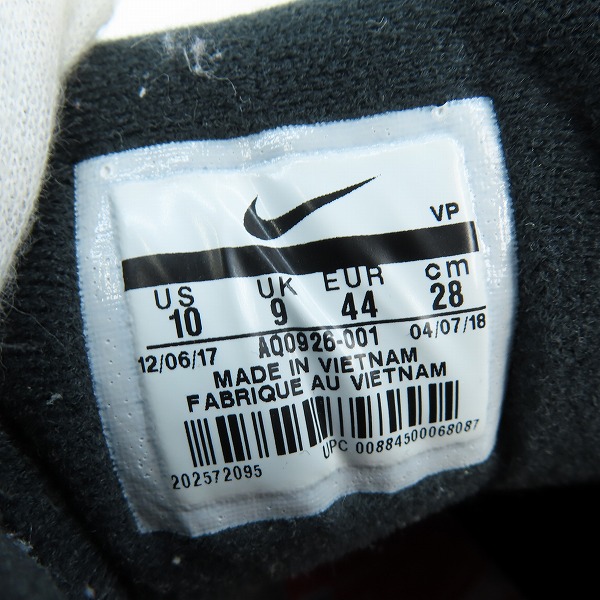 実際に弊社で買取させて頂いたNIKE×atmos/ナイキ×アトモス AIR MAX 90 PRNT WE LOVE NIKE エアマックス90 AQ0926-001 28.0の画像 5枚目